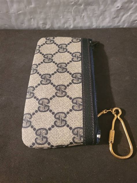 gucci key pouch men|authentic Gucci keychains.